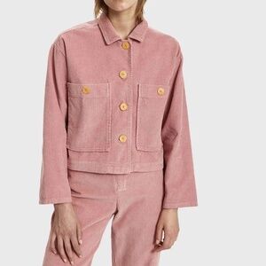 Paloma Wool Dori Corduroy Pink Jacket in size Medium